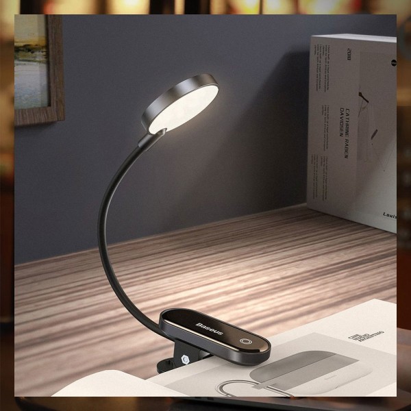 Baseus LED-lampe med Bordklemme