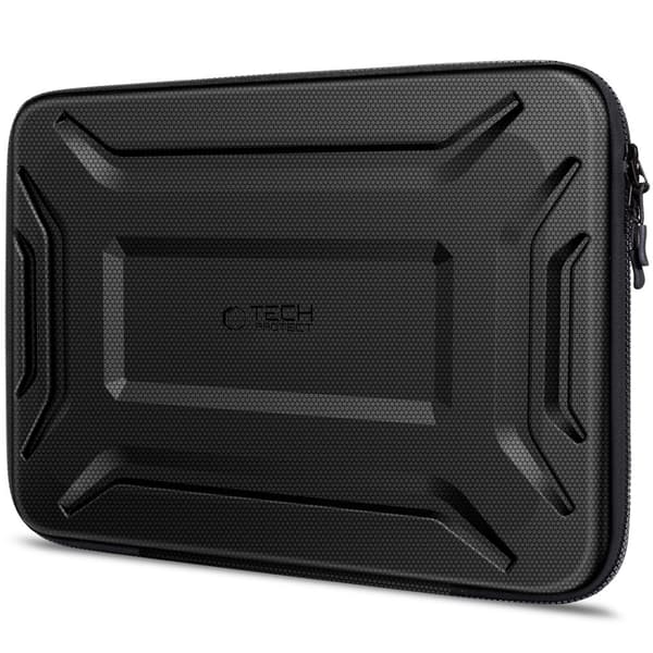 Tech-Protect Kevlar Pro-etui til bærbar computer 15-16" – Svart