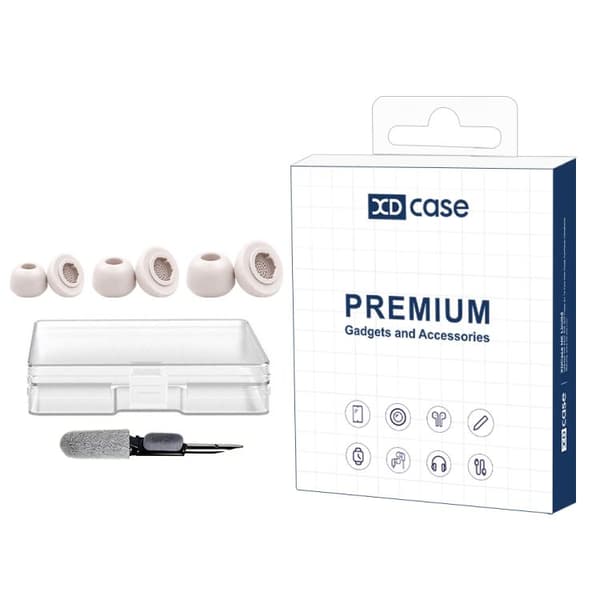 Öronproppar i silikon för Galaxy Buds3 Pro/Buds4 Pro 3 par S/M/