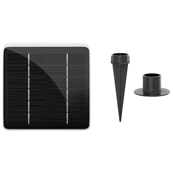 Goobay LED-solcellelampe til jorden med justerbar farvetemperat