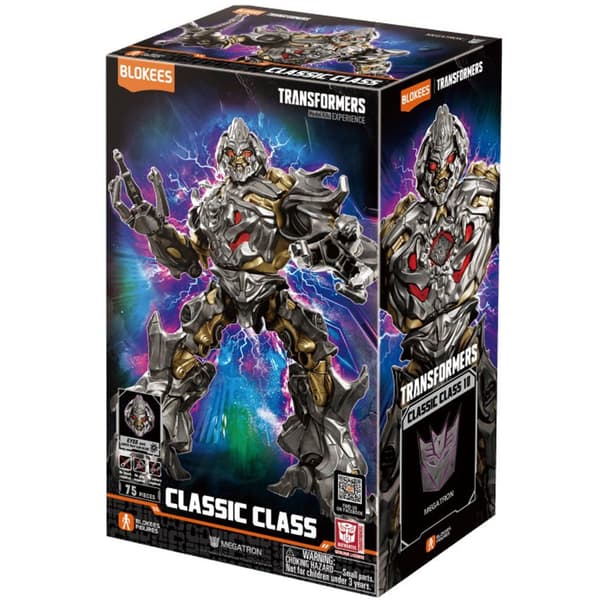 Blokees Transformers Class 10 Megatron valoefektillä / Rakennus