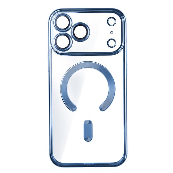 Color Chrome Mag-cover til iPhone 17–18 Pro Max – Blå – MagSafe