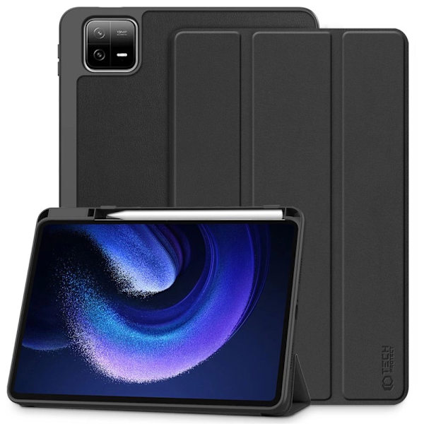 Tech-Protect Fodral med pennfack till Xiaomi Pad 6 / 6 Pro - Sv