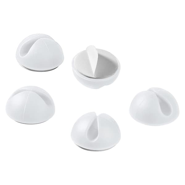 Goobay Kaapelipidike Valkoinen 5-pack 5-pack
