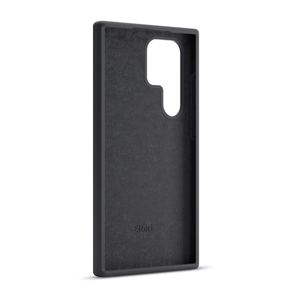Etteri silikoneetui med mikrofiberforing til Samsung Galaxy S25