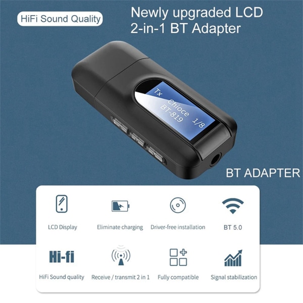 Bluetooth-adapter med LED