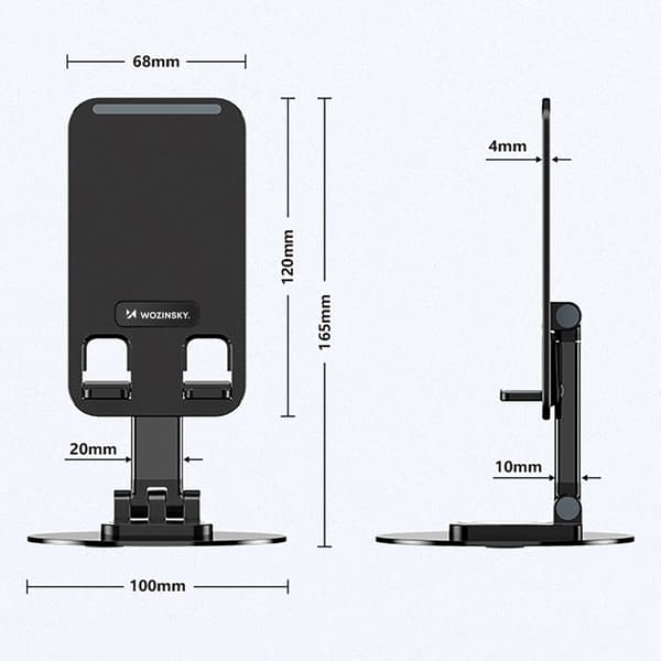 Bordsställ för smartphone och surfplatta / mobilställ / tablets