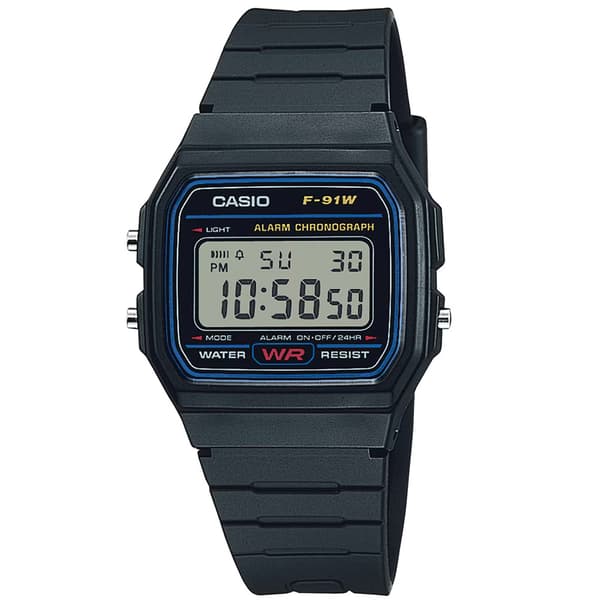 Casio Collection F-91W - Musta
