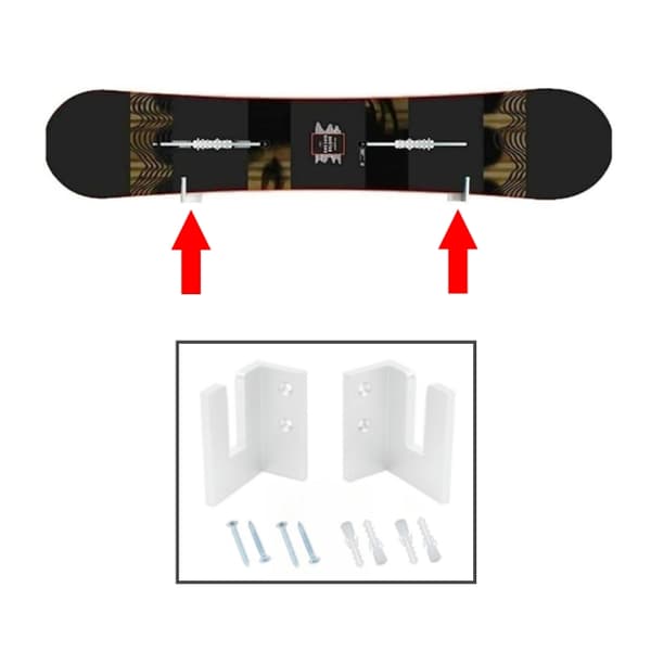 Väggfäste för skateboard i akryl
