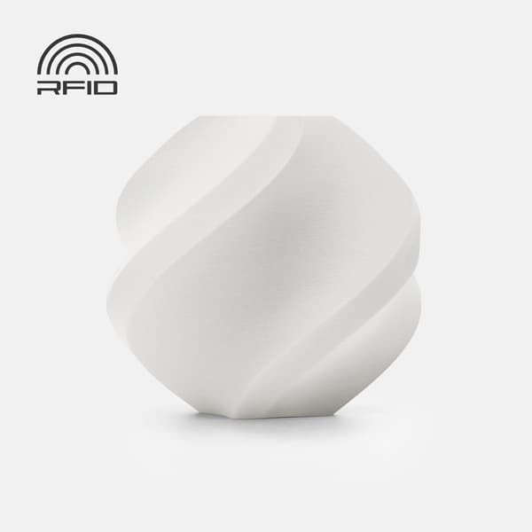 Bambu Lab PLA Matte-filament 1,75 mm / 1 kg spole Ivory White /