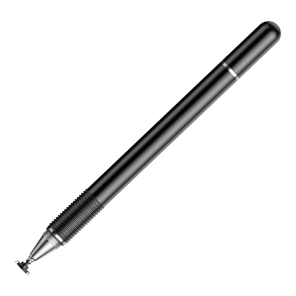 Kaksipuolinen stylus-kynä läpinäkyvällä kärjellä ja geelikynäll