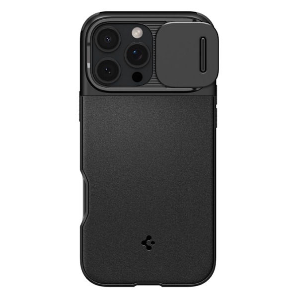 Spigen Optik Armor Mag Magsafe -kotelo iPhone 16 Pro - musta