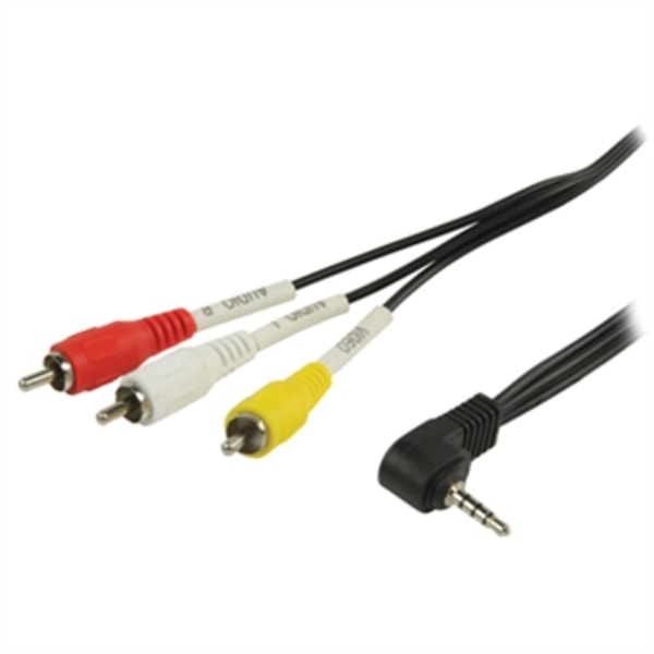 AV-liitin 3,5mm - 3xRCA