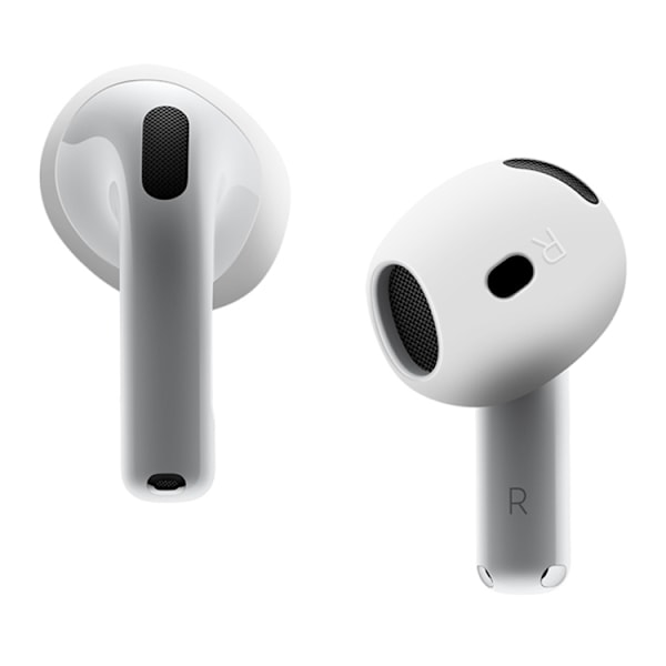 Silikoneetui til Apple AirPods 4 - Hvid