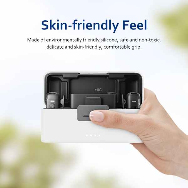Silikonskydd till DJI Mic 2 laddbox - Vit