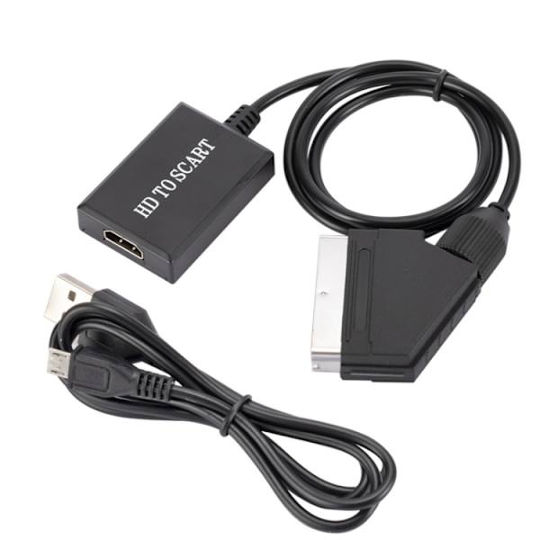 HDMI til Scart-konverter - 1080p-konvertering med understøttels