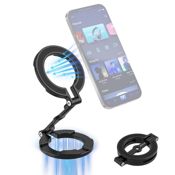 Magnetisk Bordsställ för Smartphone - Svart
