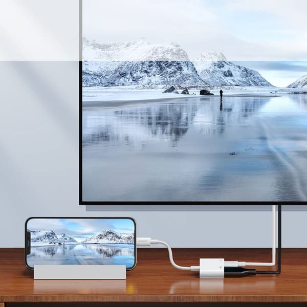 Joyroom Lightning til HDMI + Lightning-adapter
