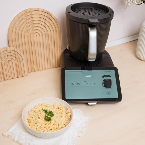 Perforeret silelåg til Thermomix TM7 – Svart / Afløbslåg til kø