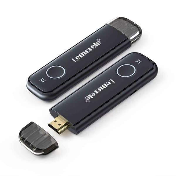 Lemorele trådløst HDMI-præsentationssæt G57 1080p 50 m med 8 se