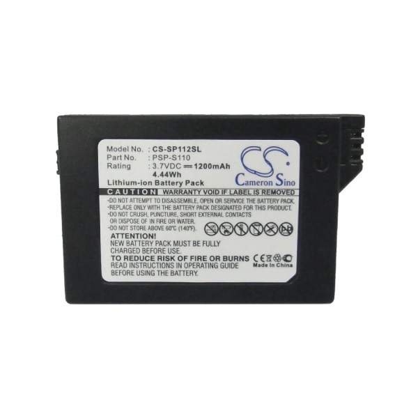 Erstatningsbatteri PSP-S110 til Sony PSP 2th Slim & Lite
