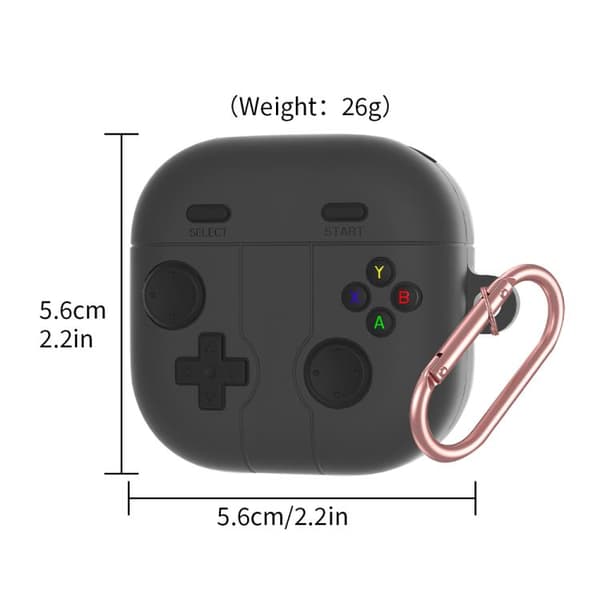 Silikoneetui i retro gaming-stil til Samsung Galaxy Buds4/4 Pro
