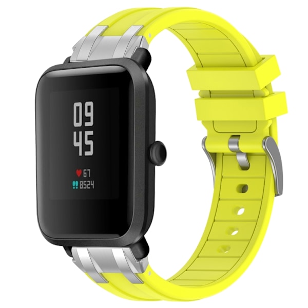 Silikoniranneke Amazfit Watch Bip 5 22mm - Keltainen - Keltainen