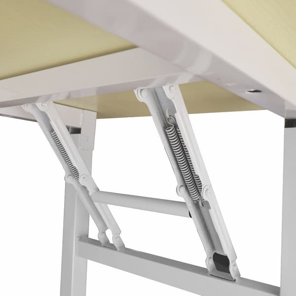 Klapbord 80x40x75cm - hvid eg