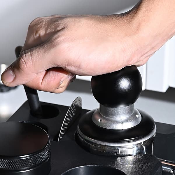 Tamper 14 kg tryk / espressotamper med fast tryk / kaffetamper