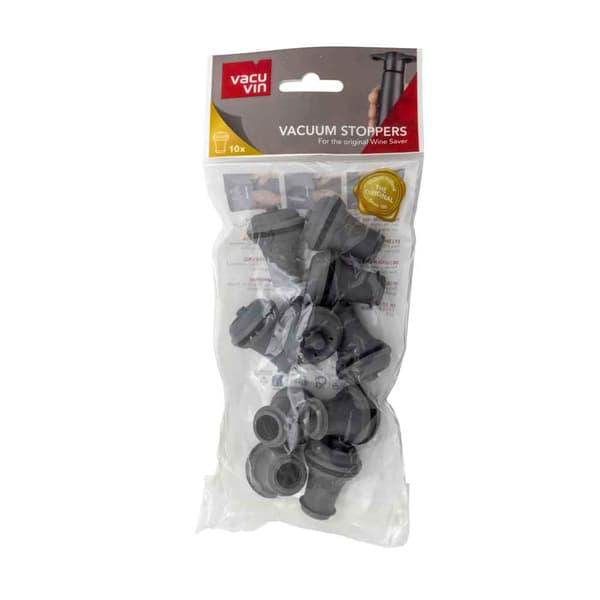 Vacu Vin vakuumproppar för vinpump, 10-pack (bulk) / Vakuumkork