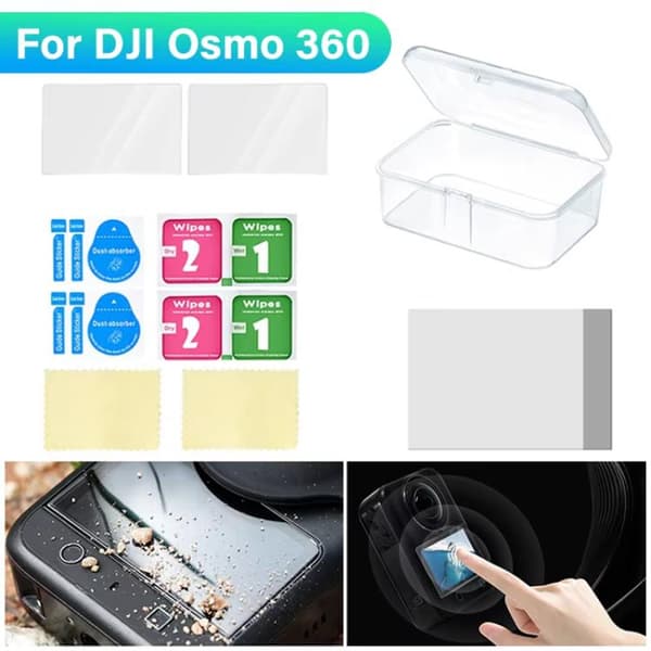 Karkaistu näytönsuoja DJI Osmo 360:lle - 2-pack - 2-pack