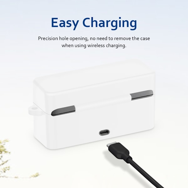Silikonskydd till DJI Mic 2 laddbox - Vit