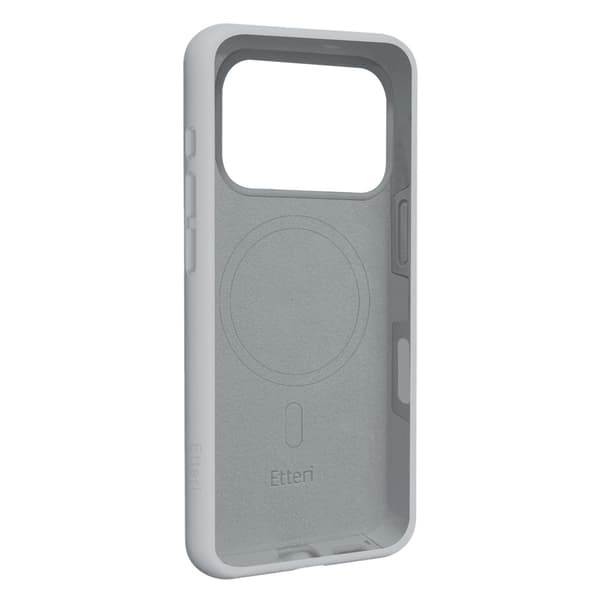 Etteri silikone MagSafe-etui til iPhone 17/18 Pro Max – Sølv /