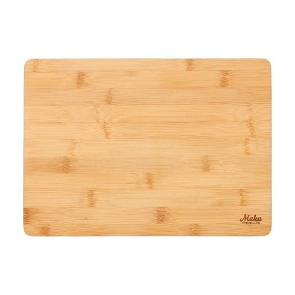 Skärbräda i bambu 33 x 24 x 1,4 cm – Svart kant