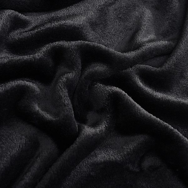 Filt i Microfiber 200x150cm - Svart