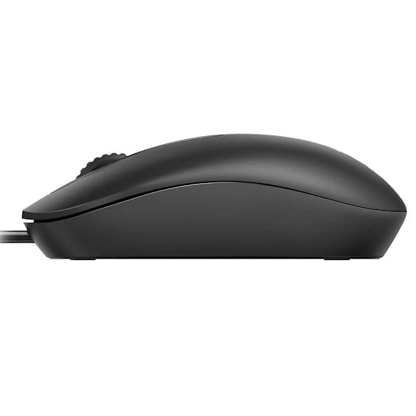 Rapoo N200 kablet optisk computermus med 1600 DPI - Svart Sort