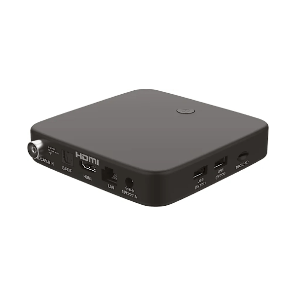 Vahva DVB-T2/C Wi-Fi 4K Google TV mediabox Chromecastilla ja An