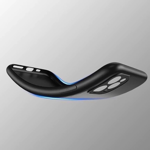 Sort bagcover til Samsung Galaxy M55