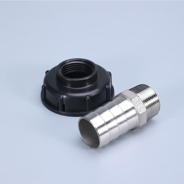 Koblingsadapter til IBC-tank S60x6mm til 32mm slangekobling i r