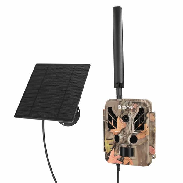 Denver WSL-8050 vildtkamera / 4G overvågningskamera med solcell