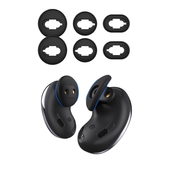 Öronpluggar till Samsung Galaxy Buds Live S+M+L - Svart