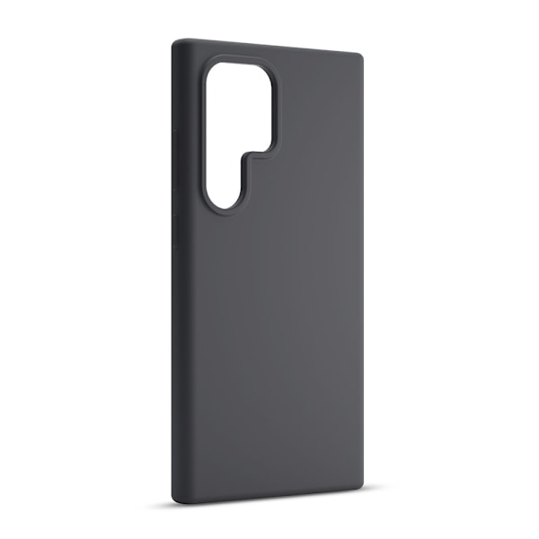 Etteri silikoneetui med mikrofiberforing til Samsung Galaxy S25