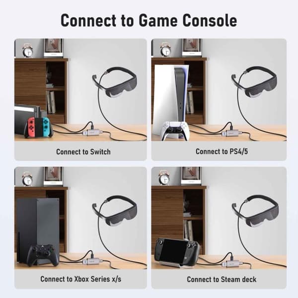 Lemorele LD48L USB-C-hubi / telakointiasema 4K HDMI:llä, PD-lat