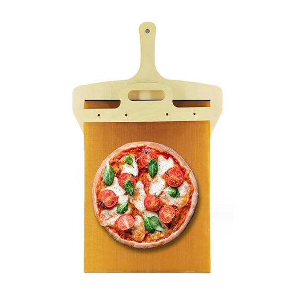 Pizzaskovl med non-stick pizza transfer 60x36cm