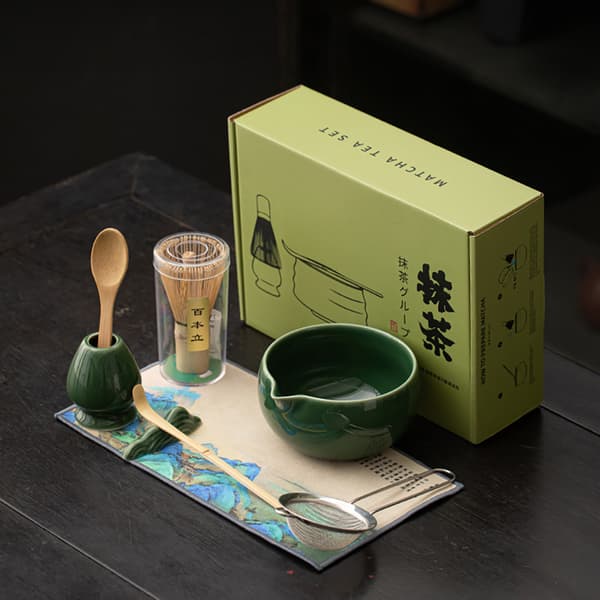 Matcha-tesæt / matcha-sæt / matcha-sæt med piskeris og skål / t
