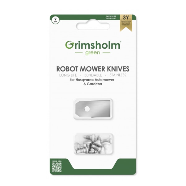 Grimsholm Terät Automoweriin, Gardena 9-pakkaus