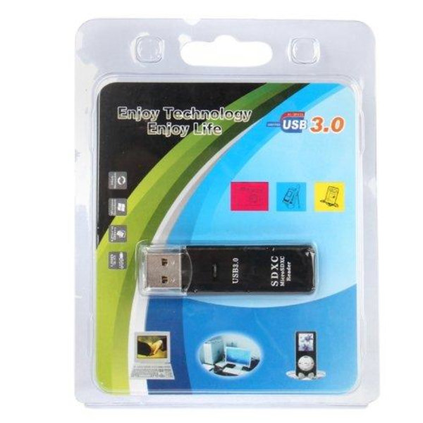 USB 3.0 kortläsare för Micro-SD och SD(HC) med hög dataöverföri