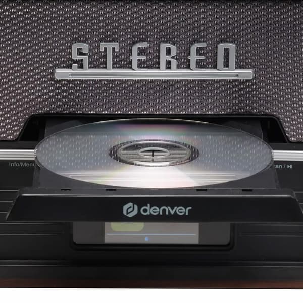 Denver MDA-525DW Retro Stereojärjestelmä – DAB+, Bluetooth, CD-