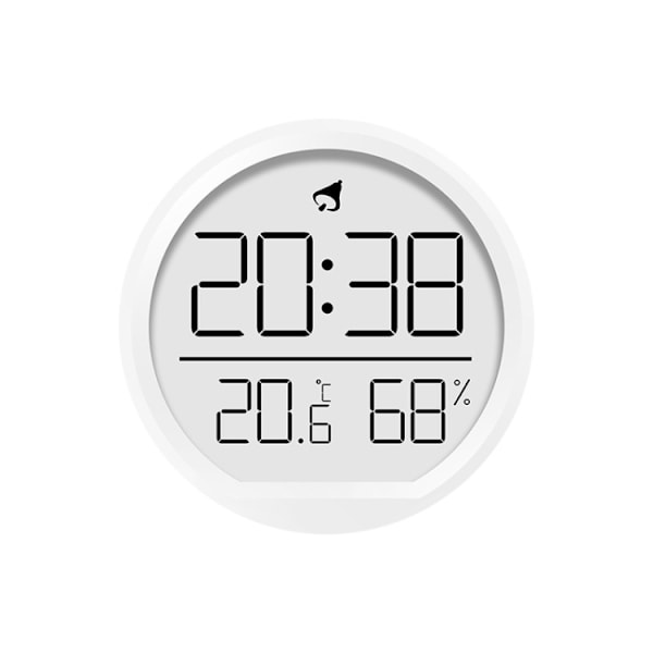 Klocka med LED-display, termometer och hygrometer