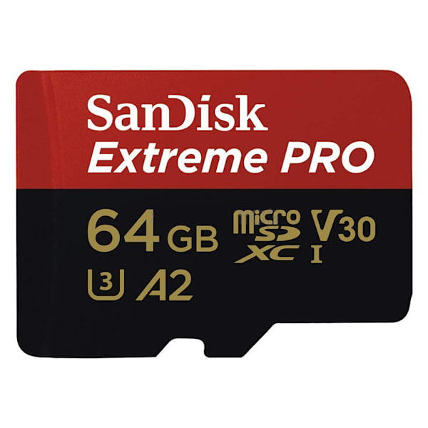 Sandisk Extreme Pro MicroSDXC 64GB V30 U3 170 MB/s siirtonopeud